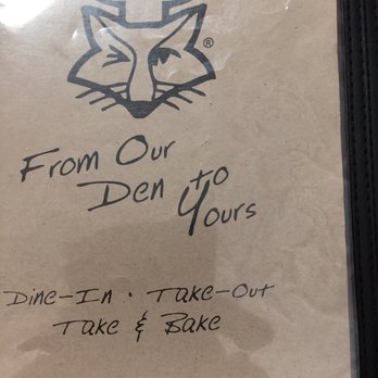 Fox's Pizza Den - a picture of a menu - Pizza Near Me - Brookhaven, Mississippi Fox's Pizza Den - a picture of a menu - Pizza Near Me - Brookhaven, Mississippi