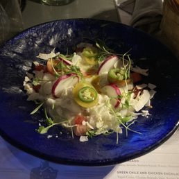 Halibut Ceviche -- Radish, Lime, Cilantro, Tomato, Serrano