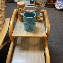 Ola's Antiques & Collectibles - Great looking furniture and tiki mugs for sale!