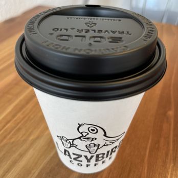 Lazybird Coffee - Love love the cute logo of the lazy bird with the cup of joe on his belly - Coffee & Tea Near Me - Alameda, California Lazybird Coffee - Love love the cute logo of the lazy bird with the cup of joe on his belly - Coffee & Tea Near Me - Alameda, California