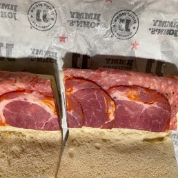 a cut in half sandwich