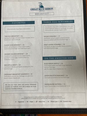 Menu photo 4 Great Blue Heron Grill Blaine, WA Menu photo 4 Great Blue Heron Grill Blaine, WA