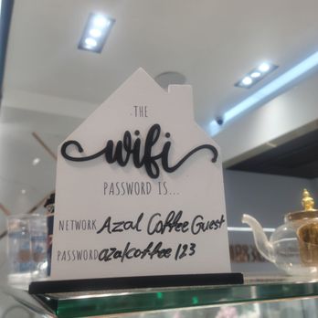 Azal Coffee - Wifi password. - Coffee & Tea Near Me - Forest Hills, New York