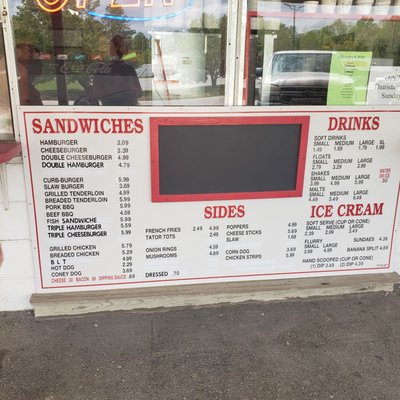 Menu photo 2 Curb-Ette Drive-In English, IN Menu photo 2 Curb-Ette Drive-In English, IN