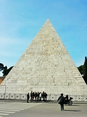 Pyramid of Caius Cestius by null