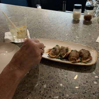 Monkeypod Kitchen - Shrimp mushroom potstickers - Tacos Near Me - Honolulu, Hawaii Monkeypod Kitchen - Shrimp mushroom potstickers - Tacos Near Me - Honolulu, Hawaii