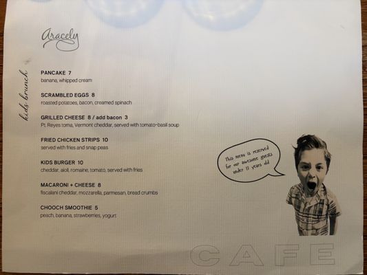 Menu photo 4 Aracely Cafe San Francisco, CA