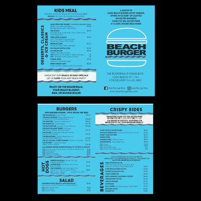Menu photo 2 Beach Burger Long Beach, NY