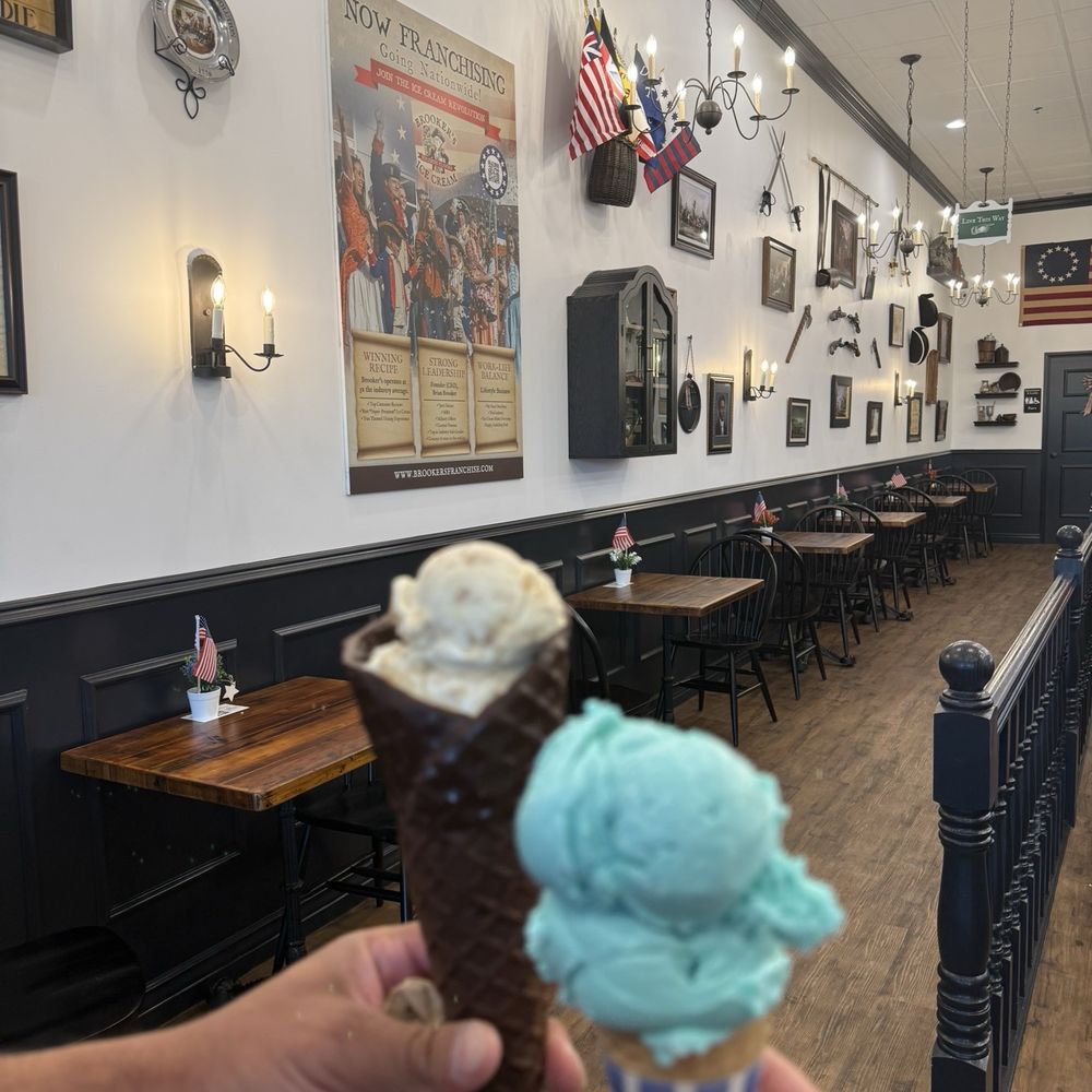 Right: Cotton candy, on a sugar cone.