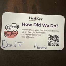 David came to my house and didn't hesitate to help me with another issue!  Thank you David for being awesome !