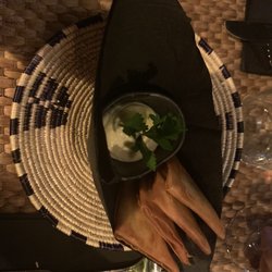 Afrikansk Restaurang Simba - Vegetarian friend rolls