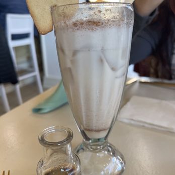 Crepas Culichi - Iced Horchata with espresso shot - Creperies Near Me - Oak Park, Illinois