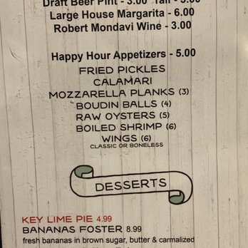 Captain Brad's Coastal Kitchen - Happy hour menu. - Seafood Near Me - Tomball, Texas