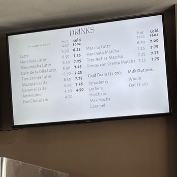 Concha Dreams - Menu - Cafes Near Me - Hayward, California Concha Dreams - Menu - Cafes Near Me - Hayward, California