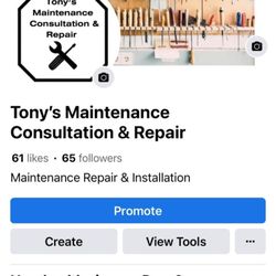 Tony’s Maintenance Consultation & Repair
