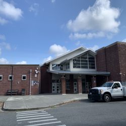 Edmonds Woodway High School - School entrance, Thursday 25 July 2024.