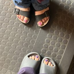 Me and mommy's nails.