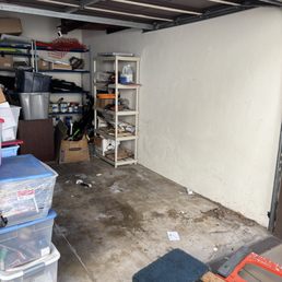 Previously floor to ceiling junk, They also swept. Previously floor to ceiling junk, They also swept.