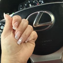 French Tip with Heart French Tip with Heart