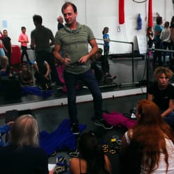 Ruby Karen Project - Aerial and Performing Arts School - Director, Luca Cecchini conducting an aerial rigging workshop