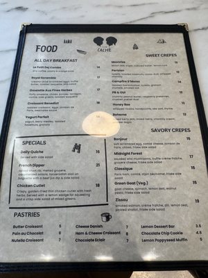 Menu photo 8 Cafe Cache Marina del Rey, CA Menu photo 8 Cafe Cache Marina del Rey, CA