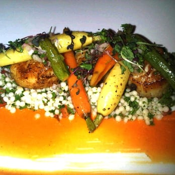 Leatherby's Cafe Rouge - Diver Scallops Anyone? - New American Near Me - Costa Mesa, California