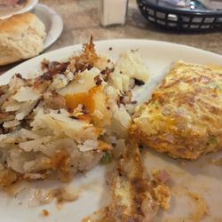 Western Omelet. (Sorry i had already eaten some...so hungary)
