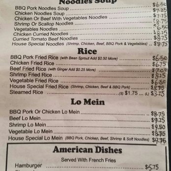 Happy Garden - the menu of the restaurant - Chinese Near Me - Enterprise, Oregon