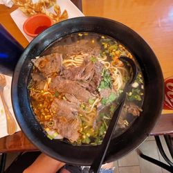 Noodles & Dumplings - N2. Lan Zhou Spicy Beef Noodle Soup