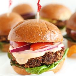 Bombay Chaat - Veg Burger