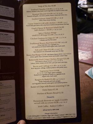 Menu photo 3 The Brazen Head Dublin, D