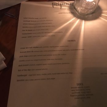 Mindy's Bakery - The menu with dramatic candlelight. - Desserts Near Me - Chicago, Illinois Mindy's Bakery - The menu with dramatic candlelight. - Desserts Near Me - Chicago, Illinois