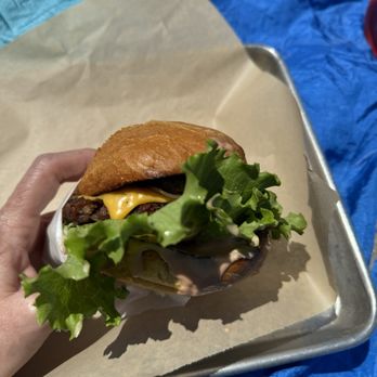 Grill 'Em All - Customized veggie burger - Burgers Near Me - Long Beach, California