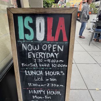 Isola Pizza Bar - Specials - Pizza Near Me - San Diego, California
