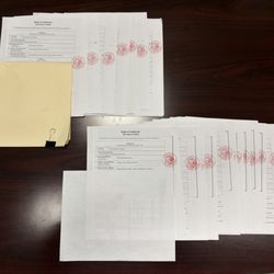 Wet Ink Notary  - 20 Apostille for Republic of Korea  and 7 for