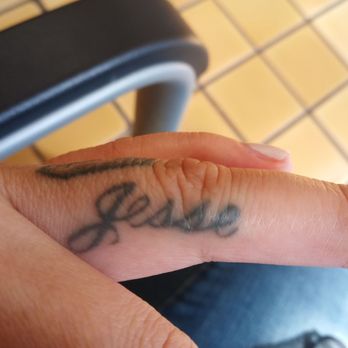 LaserXX - The second e faded a little, but it was the thinnest of the letters as well. - Tattoo Removal Near Me - Los Angeles, California LaserXX - The second e faded a little, but it was the thinnest of the letters as well. - Tattoo Removal Near Me - Los Angeles, California