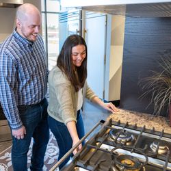 The best way to know you like something is to use it first. Customers can try a Fisher & Paykel range in our Grand Rapids showroom.