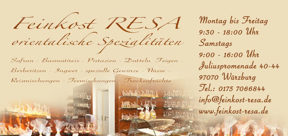 Orientalische Feinkost Resa