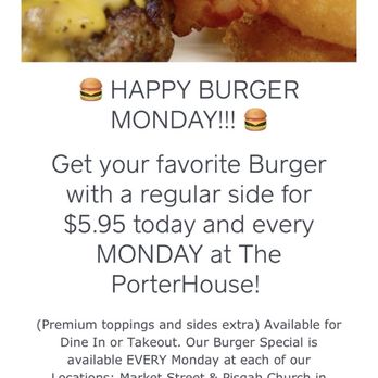PorterHouse Burger Co - Advertisement that wasn't honored - Burgers Near Me - High Point, North Carolina PorterHouse Burger Co - Advertisement that wasn't honored - Burgers Near Me - High Point, North Carolina