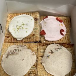 Blueberry lime, strawberry hibiscus, date brown sugar Blueberry lime, strawberry hibiscus, date brown sugar