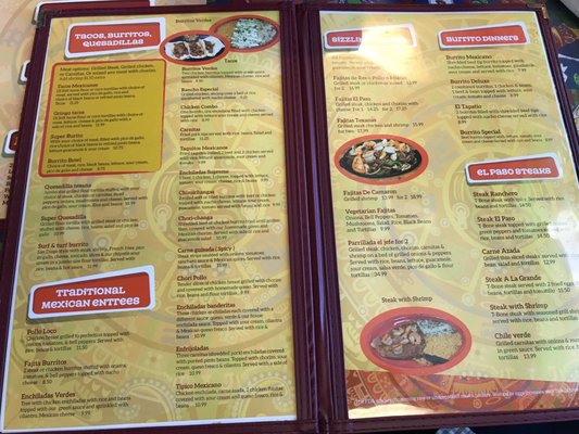 Menu photo 1 El Paso | Mexican Restaurant Woodbridge, VA