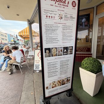 Leopold's Ice Cream - Menu - Ice Cream & Frozen Yogurt Near Me - Savannah, Georgia