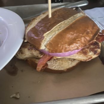 Blind Squirrel - Boursin chicken sandwich - Sports Bars Near Me - Louisville, Kentucky Blind Squirrel - Boursin chicken sandwich - Sports Bars Near Me - Louisville, Kentucky