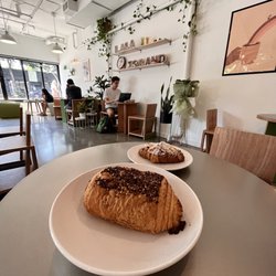 La La Island - Everything Cream Cheese Croissant & Double Baked Almond Croissant