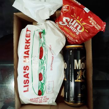 Lisa's Market - Bbq beef on whole wheat a drink and chips. - Grocery Near Me - Ontario, California Lisa's Market - Bbq beef on whole wheat a drink and chips. - Grocery Near Me - Ontario, California