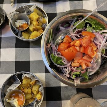 La Wagyeria - Side dishes (potatoes and salad) - Steakhouses Near Me - Austin, Texas La Wagyeria - Side dishes (potatoes and salad) - Steakhouses Near Me - Austin, Texas