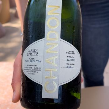 Chandon - My FAVORITE bubbly, The Garden Spritz Earl Grey Tea flavor, a member only treat! - Wineries Near Me - Yountville, California