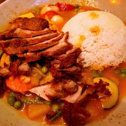 kittichai - Kokos Curry Reis mit Ente