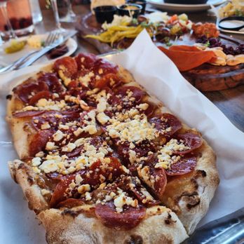Miramonte Winery - Oaxacan Pepperoni & Honey Flatbread - Wineries Near Me - Temecula, California Miramonte Winery - Oaxacan Pepperoni & Honey Flatbread - Wineries Near Me - Temecula, California