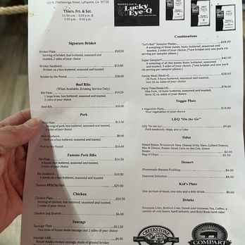 Wardlaw’s Lucky Eye Q - Menu - Barbeque Near Me - LaFayette, Georgia Wardlaw’s Lucky Eye Q - Menu - Barbeque Near Me - LaFayette, Georgia